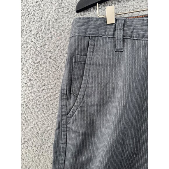 Dockers Gray Pinstripe Chino Pants Slim Taper Size 32 x 29 - Picture 5 of 12